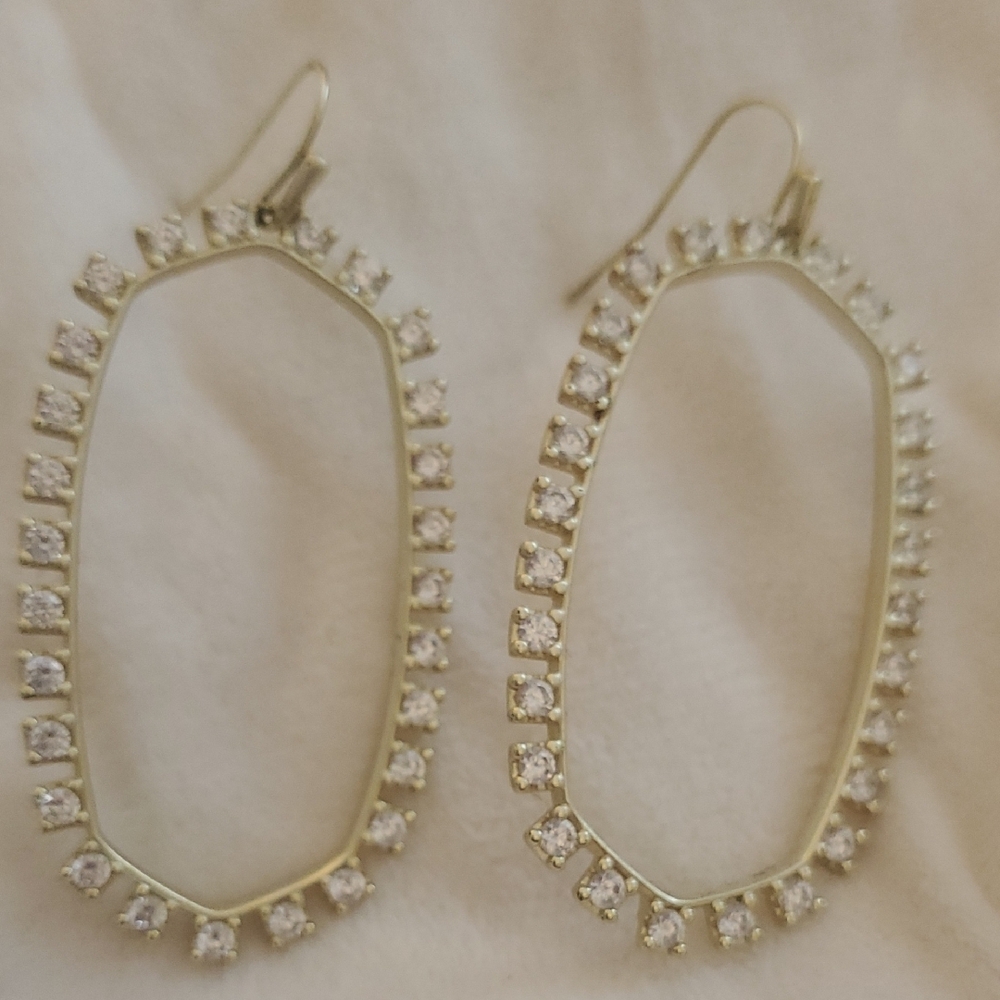 Elegant Gold and Silver Hoop Earrings